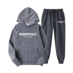 Essentials Hoodie Fear of God Light Gray Tracksuit