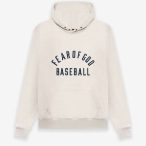 Fear Of God Baseball Hoodie Beige Vintage