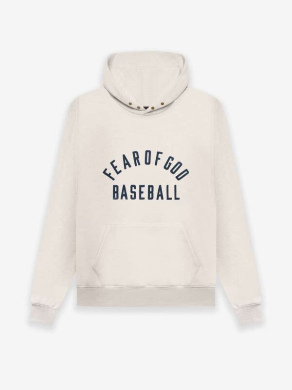 Fear Of God Baseball Hoodie Beige Vintage