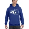 Sniper Gang Hoodie Red Blue - Image 3