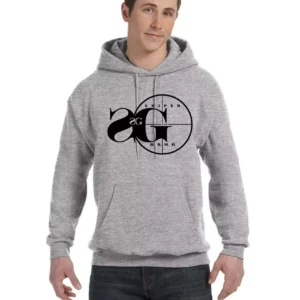 Sniper Gang Hoodie Red Gray