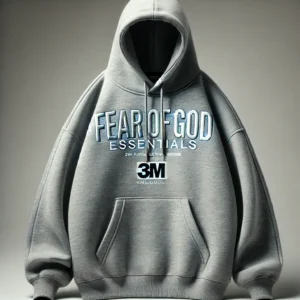 Fear of God Essentials 3M Logo Pullover Hoodie – Grey
